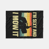 Rasenmäher Neuheit für Männer Frauen Kinder Landsc Fleecedecke (Vorderseite (Horizontal))