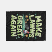 Rasenmäher Neuheit für Männer Frauen Kinder Landsc Fleecedecke (Vorderseite (Horizontal))