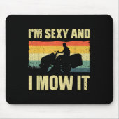 Rasenmäher Neuheit für Männer Frauen Kinder Landsc Mousepad (Vorne)