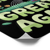 Rasenmäher Neuheit für Männer Frauen Kinder Landsc Poster (Ecke)