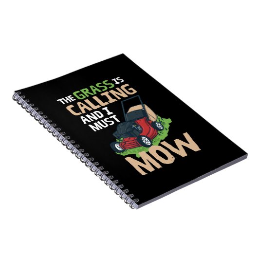 Rasenmäher Notizblock (Rechte Seite)