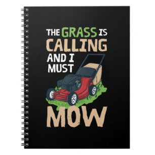 Rasenmäher Notizblock
