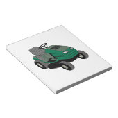 Rasenmäher Notizblock (angewinkelt)