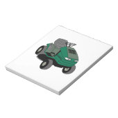 Rasenmäher Notizblock (Rotiert)