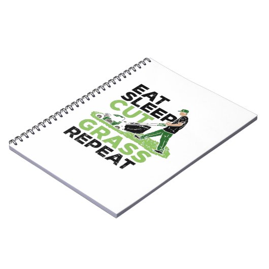 Rasenmäher Notizblock (Linke Seite)