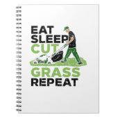 Rasenmäher Notizblock (Vorderseite)