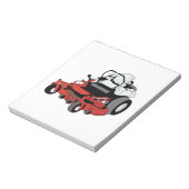 Rasenmäher Notizblock (Rotiert)