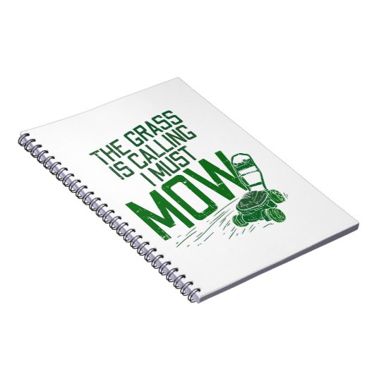 Rasenmäher Notizblock (Rechte Seite)