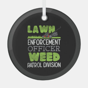 Rasenmäher Ornament Aus Glas