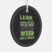 Rasenmäher Ornament Aus Glas (Vorderseite Rechts)