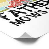 Rasenmäher - Pater Mows Best Poster (Ecke)