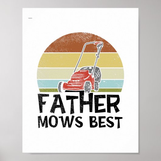 Rasenmäher - Pater Mows Best Poster (Vorne)