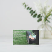 Rasenmäher | Pflanzbaum Visitenkarte (Stehend Vorderseite)