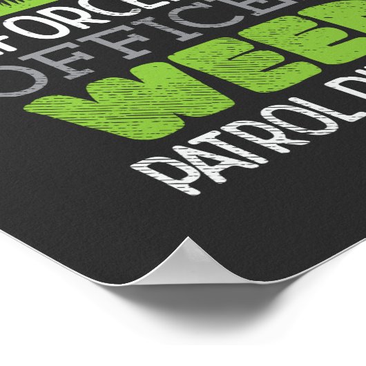 Rasenmäher Poster (Ecke)