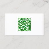 Rasenmäher QR Visitenkarte (Rückseite)