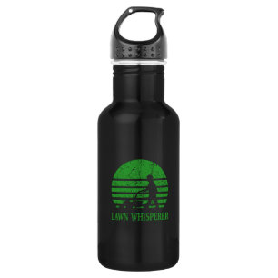 Rasenmäher-Rasen-Flüsterer-Gärtner-Geschenk Edelstahlflasche