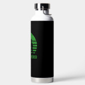 Rasenmäher-Rasen-Flüsterer-Gärtner-Geschenk Trinkflasche (links)