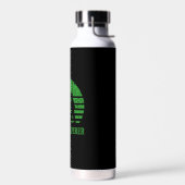 Rasenmäher-Rasen-Flüsterer-Gärtner-Geschenk Trinkflasche (Links)