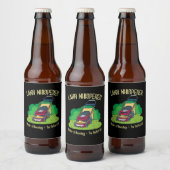 Rasenmäher - Rasenflüster Bierflaschenetikett (Flaschen)
