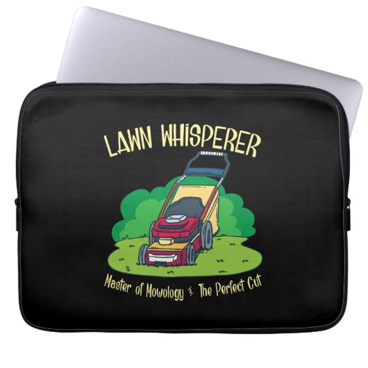 Rasenmäher - Rasenflüster Laptopschutzhülle (Vorderseite)