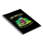 Rasenmäher - Rasenflüster Notizblock (Rechte Seite)