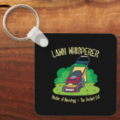 Rasenmäher - Rasenflüster Schlüsselanhänger (Vorderseite)