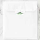 Rasenmäher, Rasenmäher, Landschaftspflege Herz-Aufkleber (Tasche)