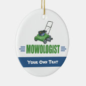 Rasenmäher, Rasenmäher, Landschaftspflege Keramik Ornament (Rechts)