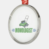 Rasenmäher, Rasenmäher, Landschaftspflege Silbernes Ornament (Links)