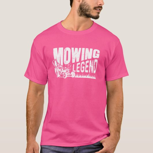 Rasenmäher Rasenmäher Mähen Funny T-Shirt (Vorderseite)