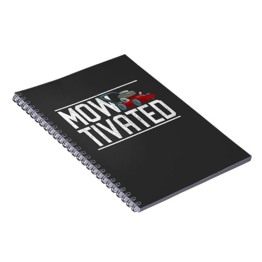 Rasenmäher Rasenmäher Rasenmäher Notizblock (Rechte Seite)