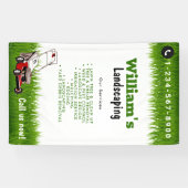 Rasenmäher, Rasenpflege Banner (Horizontal)