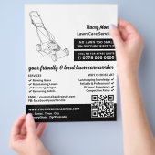 Rasenmäher, Rasenpflege Flyer (Hand)