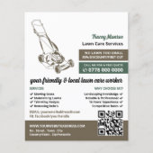 Rasenmäher, Rasenpflege Flyer (Vorne)