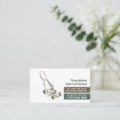 Rasenmäher, Rasenpflege Visitenkarte (Stehend Vorderseite)