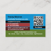 Rasenmäher, Rasenpflege Visitenkarte (Rückseite)