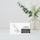 Rasenmäher, Rasenpflege Visitenkarte (Stehend Vorderseite)