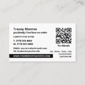 Rasenmäher, Rasenpflege Visitenkarte (Rückseite)