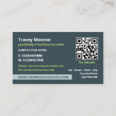 Rasenmäher, Rasenpflege Visitenkarte (Rückseite)