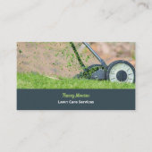 Rasenmäher, Rasenpflege Visitenkarte (Vorderseite)