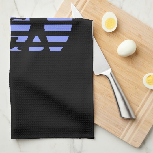 Rasenmäher Retro Geschirrtuch (Viertel Falte)