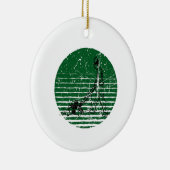 Rasenmäher Retro Keramik Ornament (Rechts)