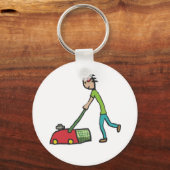 Rasenmäher Schlüsselanhänger (Vorderseite)