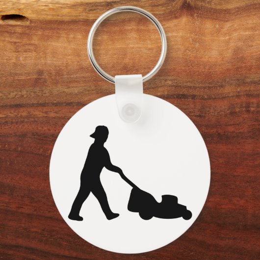 Rasenmäher Schlüsselanhänger (Vorderseite)