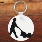 Rasenmäher Schlüsselanhänger (Vorderseite)