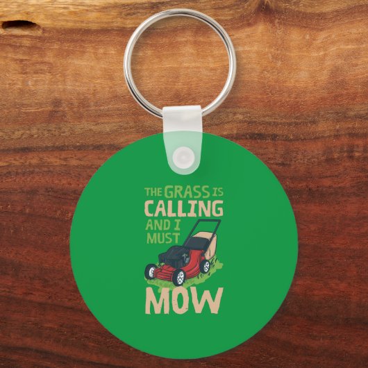 Rasenmäher Schlüsselanhänger (Vorderseite)
