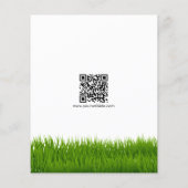 Rasenmäher, Schneidedienste, Pflegelogo Flyer (Hinten)