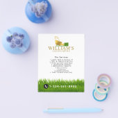 Rasenmäher, Schneidedienste, Pflegelogo Flyer (Einzeln)