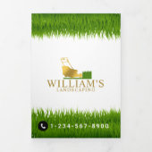 Rasenmäher schneiden Gold Rasen 3 Broschüre (Cover)