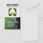 Rasenmäher schneiden Gras | Großbaum Visitenkarte (Vorne/Hinten)